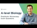 Practicals Microscopy Exam Questions A-level Biology OCR AQA Edexcel