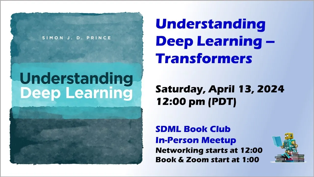 Understanding Deep Learning -- Transformers