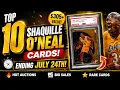 Top 10 Shaquille O Neal Cards Ending TODAY on eBay