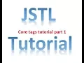 jstl core tags with example Part1