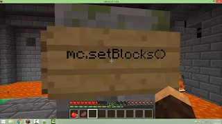 Minecraft Python Temple Lesson