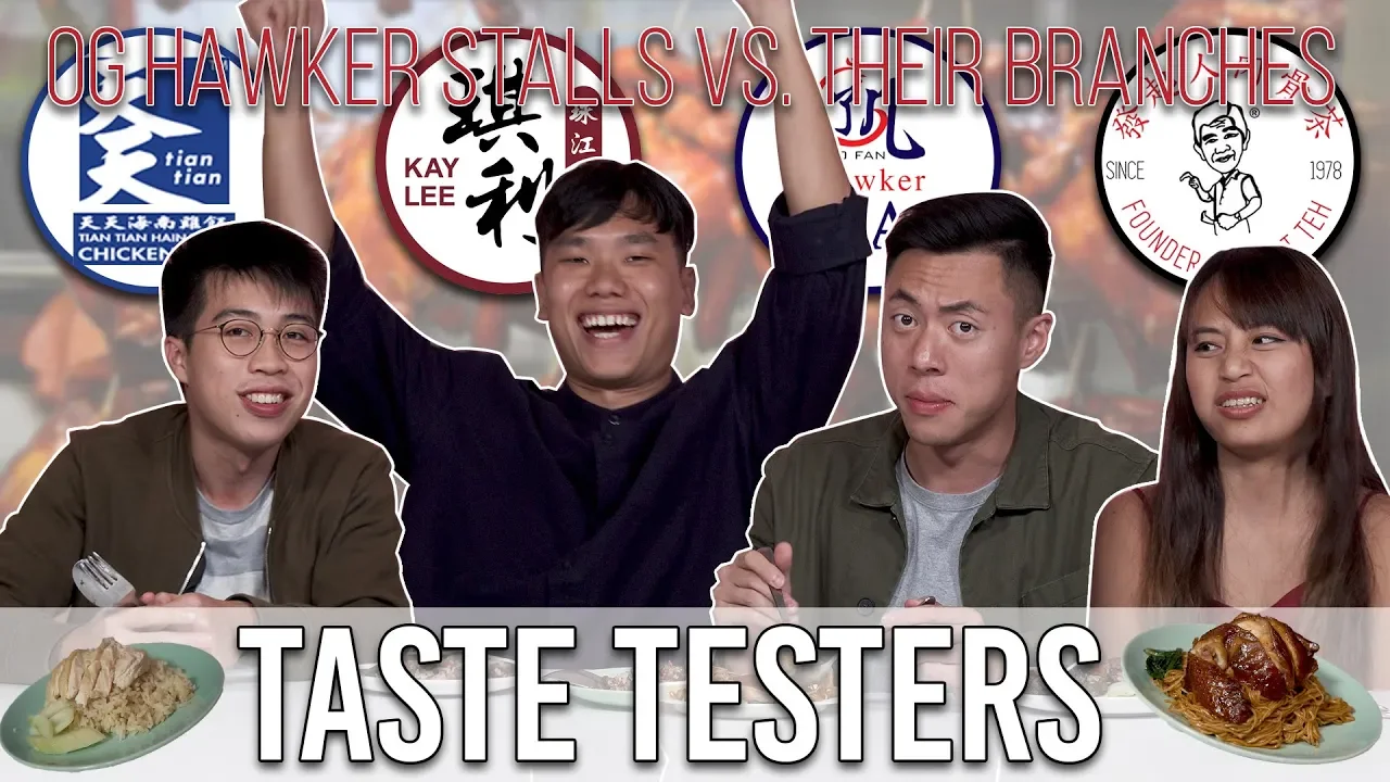 Original Hawker VS Their Other Branches   Taste Testers   EP 92