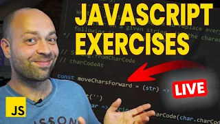 JavaScript Coding Exercises - Live 22