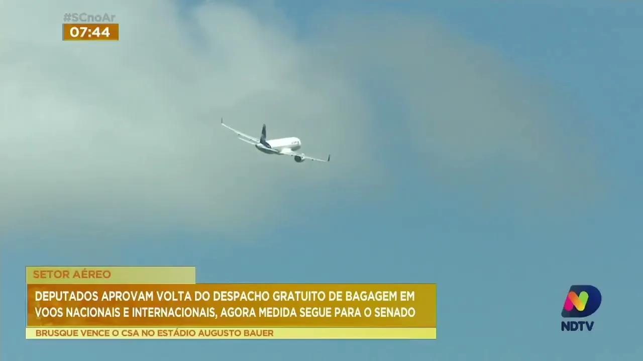 MP que garante a volta do despacho gratuito de bagagens em voos, segue para o Senado