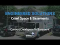 Convert Crawlspace To Basement Engineered Solutions of Georgia