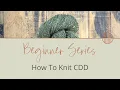 How to Knit a Central Double Decrease or CDD - Ultimate Beginners Knitting Guide Pt 15