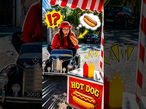 Воришка решил стать продавцом хот-догов! 🌭😂