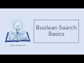 Boolean Search Basics
