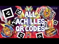 ALL ACHILLES QR CODES BEYBLADE BURST APP