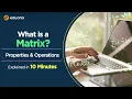 What is a Matrix Basic Math for Programmers Course Eduonix