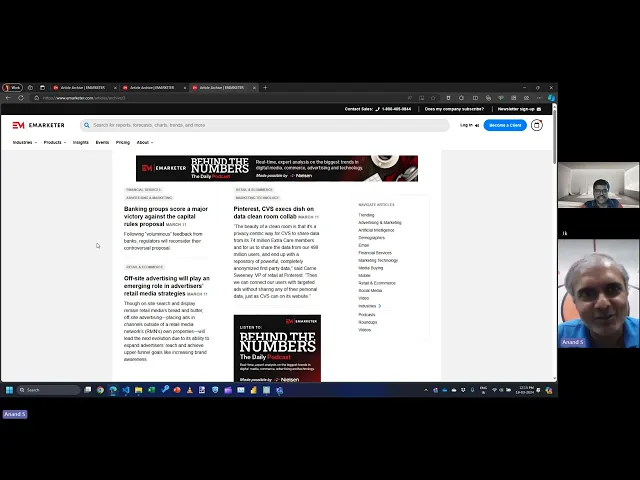 Live scraping session