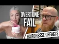 She Tried Overtone on Her Grey Hair Hairdresser Reacts to the Shocking Results