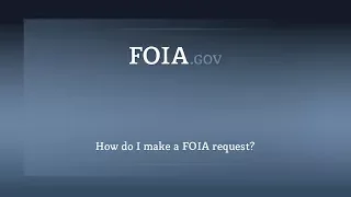 How do I make a FOIA request