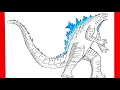 Download Lagu How To Draw Godzilla | Full Body | Godzilla VS Kong