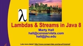 TechTalk 14 - Changing How We Do Java Lambda Expressions and Streams in Java 8