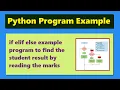 Python if elif else example program to find student result of 5 subjects 111 Highblix