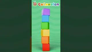Learn Colors With Blocks Uh Oh Don T Knock The Tower Down Shorts Cocomelon 