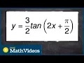 How to find the asymptotes of the tangent function