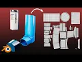 Single UV Map For Multiple Parts Blender Beginner Tutorial