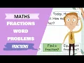 Maths - Fractions Word Problems Primary School Maths Lesson
