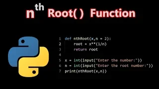 nthRoot Function Program Python Program