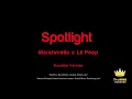 Mashmello x Lil Peep - Spotlight (Karaoke Version)