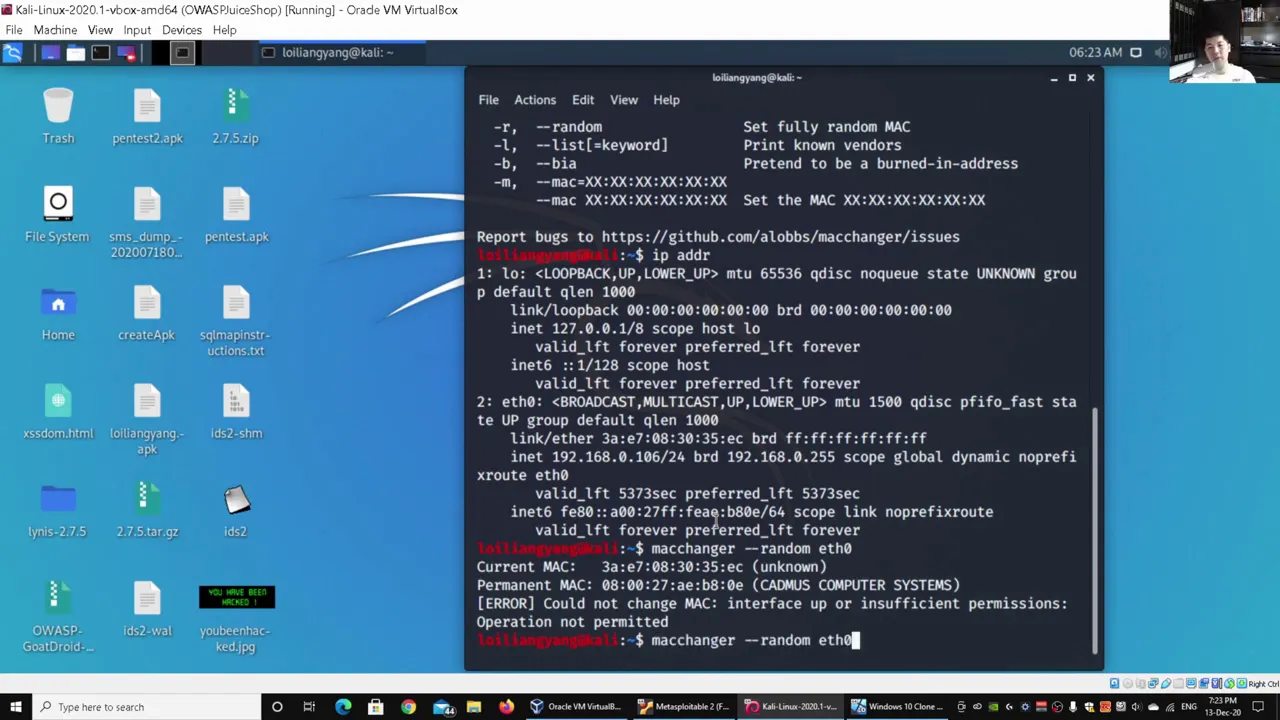 Outline Video Change MAC Address On Linux And Windows!