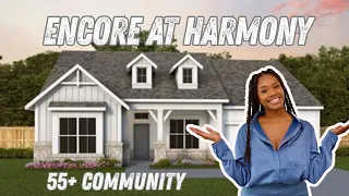 Touring 2 Beautiful 55 Homes in Harrisburg NC Encore at Harmony by David Weekley was