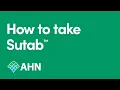 Sutab Prep Instructions I Colonoscopy I AHN