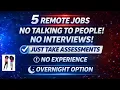 5 Entry-Level Remote Jobs You Can Do Quietly Overnight Options Available