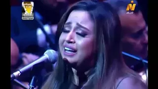 ريهام غبد الحكيم فى الاطلال من حفل كوكب الشرق 22 3 2018 