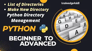 6 2 List of Directories Making a New Directory Python Directory Management knowledge4skill