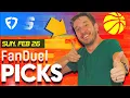 FanDuel NBA Lineups Sunday 23 NBA DFS ConTENders