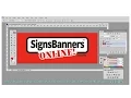 Banner sign setup using the Easy Template Maker