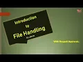 Introduction to File Handling in Java Type of Stream CORE JAVA HINDI