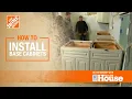 How to Install Base Cabinets The Home Depot with This Old House