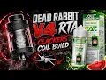 Dead Rabbit V4 RTA CLACKERS Build RAZ Jolly Watermelon E-Juice
