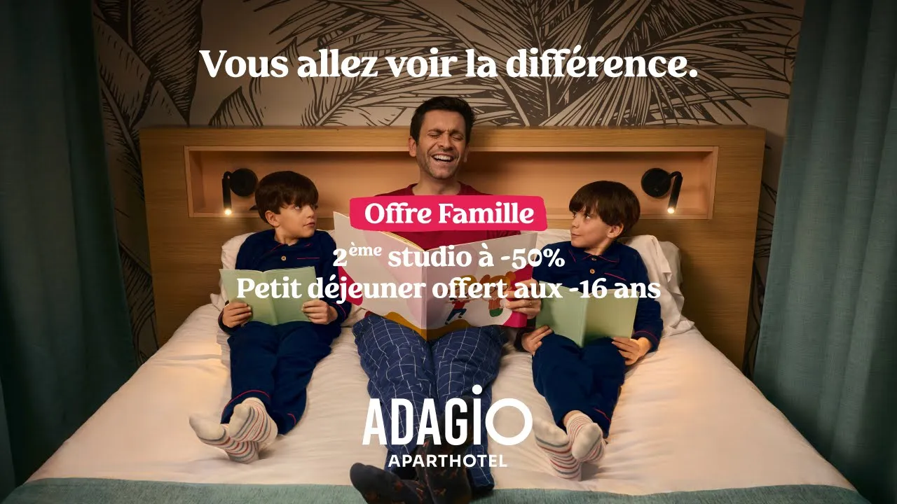 Aparthotels Adagio — Adagio Aparthotel - Family Offer (YouTube video ad)