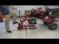 Fisher Pro Series Lawn Mower Lift Harbor Freights Top of the Line Mower Lift Is Quite an Upgrade