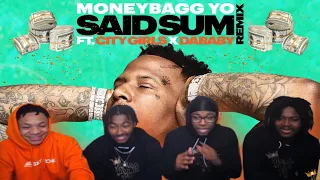 moneybagg yo said sum remix feat city girls dababy official music video reaction