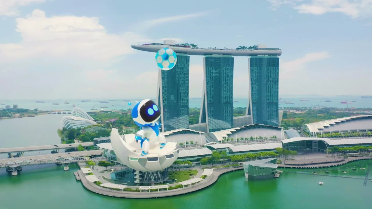 ASTRO is having a ball of a time at Marina Bay Sands, Singapore