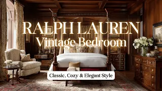 Timeless Ralph Lauren Vintage Bedroom Makeover Classic Cozy Elegant Style Ideas