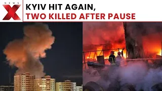 Russia Kyiv Attack Deadly Strikes Kill Two After Brief Pause For US Envoys
