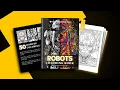 Robot Coloring Book - 50 Coloring Pages for Adults Teens