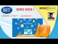 BIT SEM2 - Web Application Development I