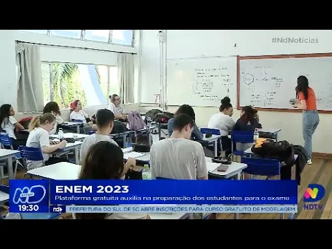 Enem 2023: plataforma gratuita auxilia na preparação dos estudantes para o exame
