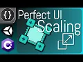 How to Make Perfectly Scaling UI Unity Tutorial
