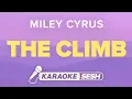 Download Lagu Miley Cyrus - The Climb (Karaoke)