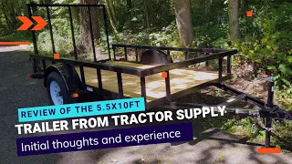 Tractor Supply 5 5x10ft Carry-on Trailer