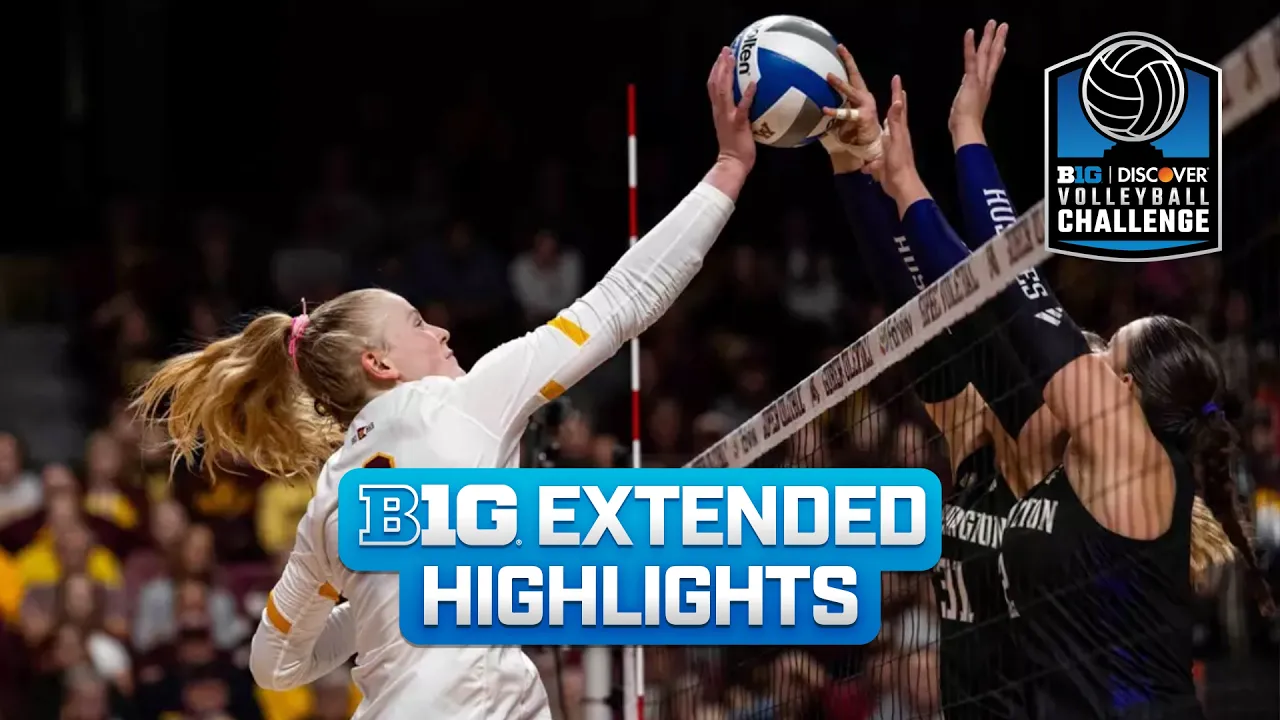 Washington at Minnesota | Extended Highlights | Big Ten Volleyball | 10/25/2026
